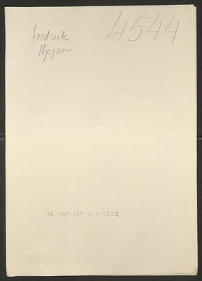 Srednik, Stjepan, 25.11.1893. Policijski karton