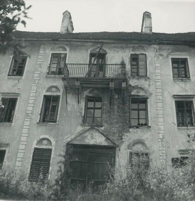 Vižovlje (Veliko Trgovišće) - Kurija Galjuf, vanjština, detalj