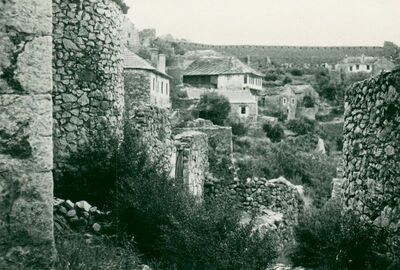 Počitelj - Veduta s kućama i zidinama