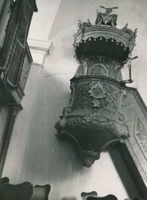 Trošmarija (Ogulin) - Župna crkva sv. Marije, propovjedaonica