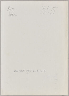 Bier, Ruža, 11.2.1881. Policijski karton