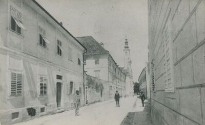 Varaždin - pročelja u Uršulinskoj ulici