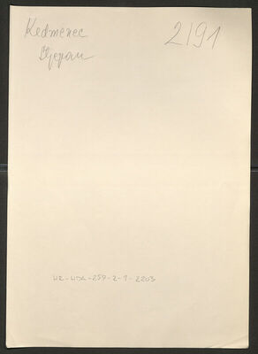 Kedmenec, Stjepan, 15.12.1927. Policijski karton