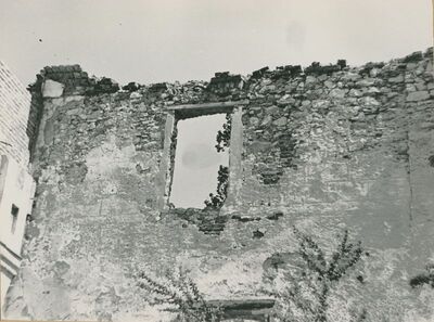 Ivanec - Stari grad, zapadno pročelje