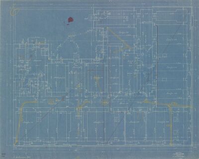 Stambena zgrada Frank, tlocrt/podrum