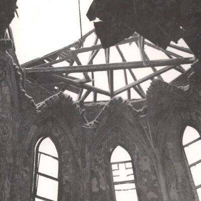 Kloštar Ivanić - Crkva sv. Ivana Krstitelja, detalj apside