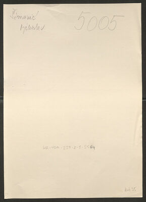 Šimunić, Vjekoslav, 25.5.1914. Policijski karton