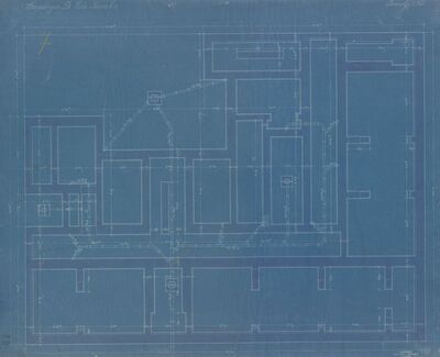 Stambena zgrada Frank, tlocrt/temelja