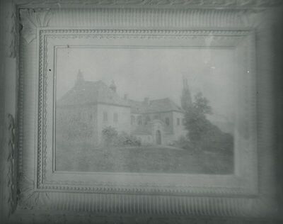 Zajezda (Budinščina) - Dvorac Patačić, detalj, slika