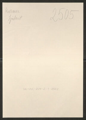 Kramer, Ljudevit, 2.6.1901. Policijski karton