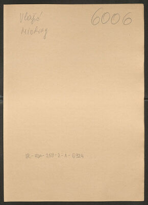 Vlajić, Miodrag, 2.9.1902. Policijski karton