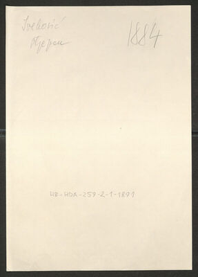 Iveković, Stjepan, 1876. Policijski karton