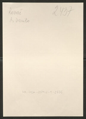 Kovač, Danilo, 14.4.1905. Policijski karton