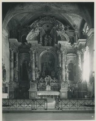 Varaždin - Franjevačka crkva, glavni oltar