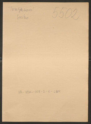 Tomljanović, Srećko, 2.6.1909. Policijski karton