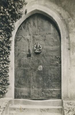 Trakošćan - dvorac, portal, željezna vrata