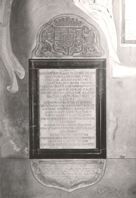 Remetinec - Župna crkva Blažene Djevice Marije, nadgrobna ploča