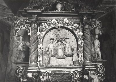 Draganić (Goljak Draganićki)- Kapela sv. Trojstva, oltar