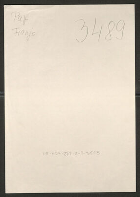 Pap, Franjo, 26.10.1903. Policijski karton