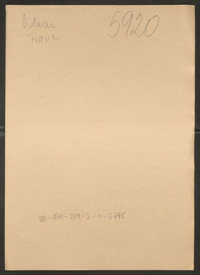 Vidmar, Franc, 2.9.1886. Policijski karton