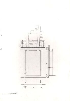 Slavetić - Dvorac Oršić, gotički dovratnik