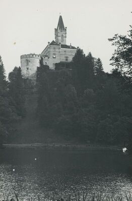 Trakošćan - pogled na dvorac