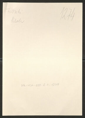 Franki, Nikola, 30.3.1894. Policijski karton