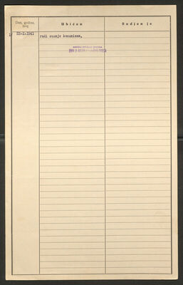 Slatković, Anka rođ. Gadanec, 11.5.1906. Policijski karton