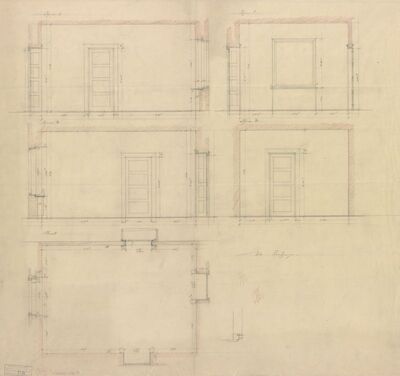 Vila dr. Stanka Šverljuge, projekt uređenja, drvene oplate