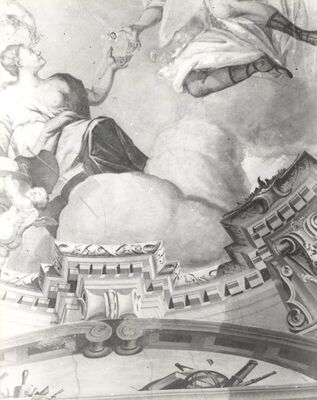 Gornja Bistra - Dvorac Oršić, zidna slika