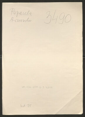 Paparela, Armando, 25.10.1912. Policijski karton