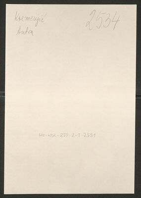 Kremenjić, Anton, 22.12.1909. Policijski karton