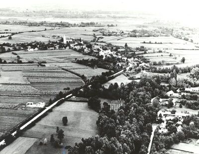 Ščitarjevo - Avionska snimka naselja