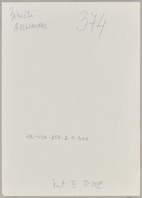 Binički, Aleksandar, 16.5.1885. Policijski karton