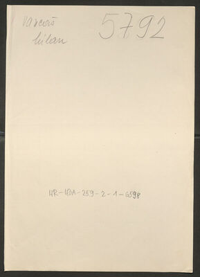 Vancaš, Milan, 7.4.1913. Policijski karton