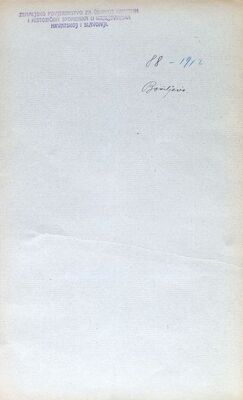 Bosiljevo – Stari grad Bosiljevo, nacrti