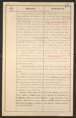 Sararu, Konstantin, 14.10.1903. Policijski karton