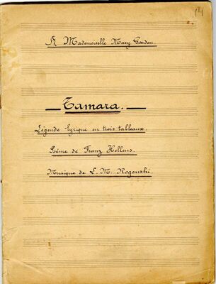 Opera "Tamara"