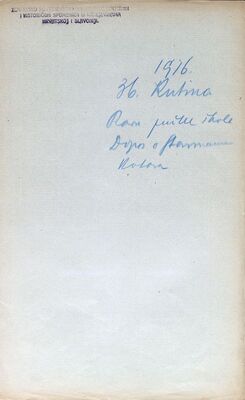 Dopis o spomenicima u Moslavini