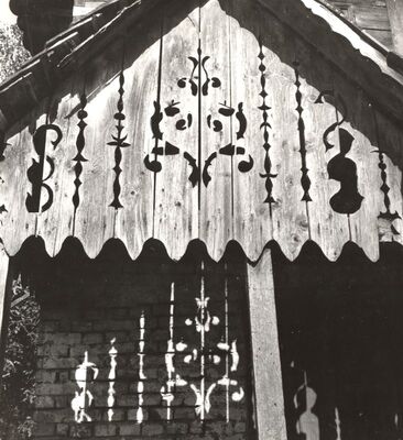 Mraclin - Tradicijska kuća, detalj stepeništa