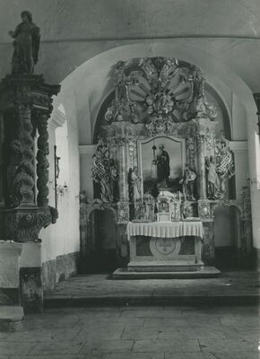 Gotalovec (Budinščina) - Kapela sv. Petra, unutrašnjost, detalj
