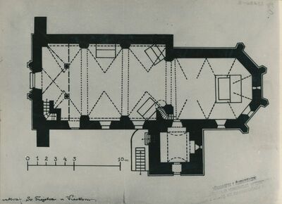 Visoko - crkva sv. Trojstva, tlocrt