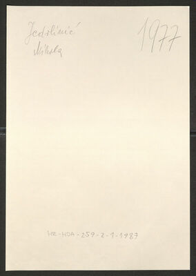 Jedrlinić, Nikola, 28.8.1909. Policijski karton