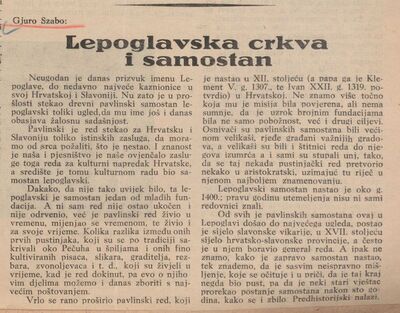 Lepoglavska crkva i samostan