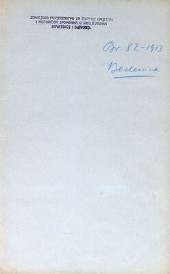 Bedenica - Crkva Svih Svetih, obnova