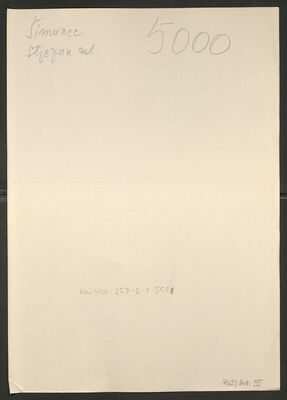 Šimunec, Stjepan mlađi, 19.7.1928. Policijski karton