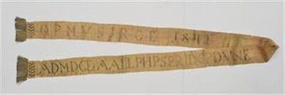 Zastavna vrpca uz zastavu osječke gimnazije