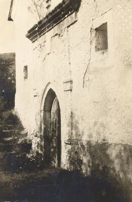 Kostel (Pregrada) - Kapela Trpećeg Isusa, glavno pročelje