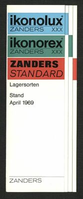 Zanders - Zanders April 1969.