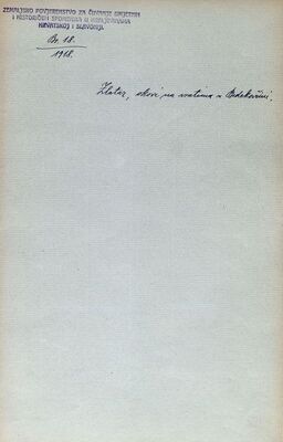 Bedekovčina - Dvorac Donja Bedekovčina, okovi na vratima kurije, rekvizicija